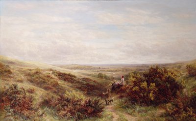 Moorlandschaft mit Figuren von Charles Thomas Bale